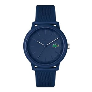 Lacoste Reloj Analógico de Cuarzo para Hombre o Mujer, con una elegante correa de silicona con textura petit piqué