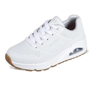 Skechers Uno Stand On Air, Zapatillas Niños, White Synthetic Trim, 39 EU