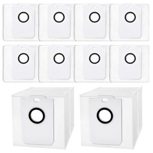 10 Bolsas de Polvo de Repuesto Compatibles con Conga 8290 – Para Aspiradoras Automáticas Conga 8290