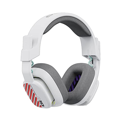 ASTRO A10 Auriculares Gaming Gen 2 con Cable - Cascos Over-ear para gaming con micrófono giratorio para silenciar, transductores de 32 mm, compatibles con Xbox, PC - Blanco