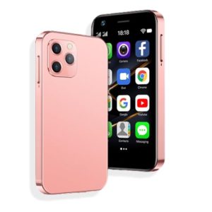 ASHATA Mini Teléfono Móvil 4G, Smartphone Libre con Doble SIM, Android10.0, 4GB +64GB, Pantalla HD de 3 Pulgadas, Cámara de 5MP+13MP, Batería de 2000mAh, Bluetooth, WiFi, Whatsapp, etc.
