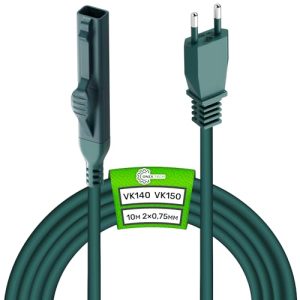 Verde Cable de Alimentación 10m para Vorwerk Kobold VK150 VK140 Aspiradora – Garantía de 5 Años – ONIX TECH