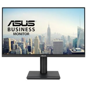 ASUS VA249QGS Monitor Profesional de 24 Pulgadas, IPS, Full HD, sin Marco, 120Hz, Adaptive-Sync, MPRT de 1ms, HDMI, DisplayPort, VGA, luz Azul Baja, antiparpadeo, diseño ergonómico, Montaje en Pared