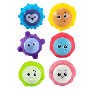 JOINPAYA 6 Piezas Pelota De Entrenamiento De Agarre para Pelota De Masaje De Juguete Educativo De Juguete para Desarrollar La Motricidad Fina para Pequeños Casa o Parque Infantil