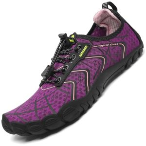 SAGUARO Hombre Zapatos de Agua Mujer Antideslizante Secado Rápido Surf Calzado Natacion Violeta Claro Gr.41