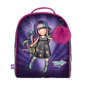 Santoro-Mini Mochila Gorjuss Fairground Up and Away 20X22X10Cm, Multicolor (1040GJ12)