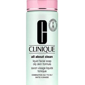 Clinique Jabón Facial Líquido Piel Grasa 200ml, el paquete puede variar