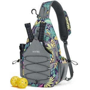 G4Free Pickleball Bag – Bolsa deportiva para tenis, ligera, para palas y pickleball, Hoja azul, L