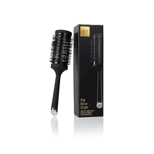 ghd Cepillo radial ventilado de cerámica de 55 mm, tamaño 4, negro