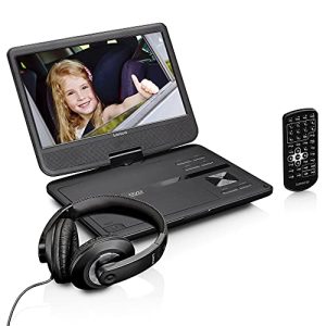 Lenco DVP-1010 10″ 1024 x 600Pixeles Negro – Reproductor portátil (Negro, CD,DVD, NTSC,PAL, 25,4 cm (10″), 1024 x 600 Pixeles, 16:9)