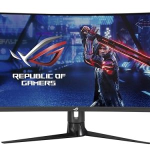 ASUS XG32VC – Monitor Curvo Gaming ROG Strix de 31.5″ WQHD (2560×1440, 170 Hz, 1 ms MPRT, ELMBS, FreeSync Premium Pro, DisplayHDR 400, USB de Tipo C) Negro