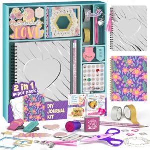LAOESE Kit de Diario de Bricolaje de 2 Paquetes – Regalos para Niñas de 8 9 10 11 12 13 14 Años – Ideas de Regalos de Cumpleaños para Niñas – Manualidades niña 8-14 años Preadolescentes Navidad