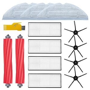 Laimaiou Accesorios para Robot Aspirador roborock S7 S7+ S7 Maxv Ultra S7 pro ultra S7 Max Ultra Repuestos 13 Paquetes 2 Cepillos Principales, 4 Filtros, 4 Cepillos Laterales, 3 Mopas
