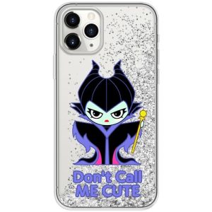 ERT GROUP Funda para teléfono móvil Apple iPhone 11 Pro MAX Original y con Licencia Oficial de Disney con diseño Maleficent 003, con Efecto desbordante de Purpurina