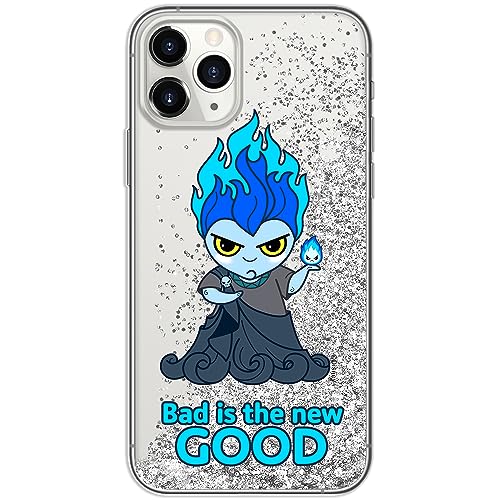 ERT GROUP Funda para teléfono móvil Apple iPhone 11 Pro Original y con Licencia Oficial de Disney con diseño Hades 001, con Efecto desbordante de Purpurina