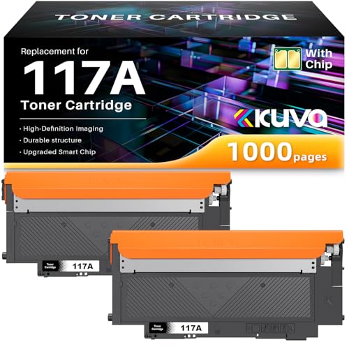 117A Cartuchos de Toner Compatible para W2070A Toner HP Color Laser MFP 178nw 179fnw 150nw 150a 179fwg 178nwg (2 Negro)