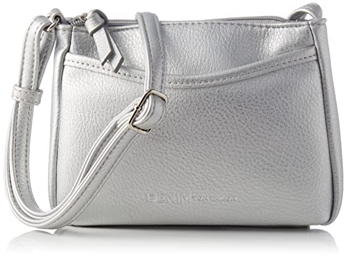 TOM TAILOR Denim Bolso Bandolera Cilia para Mujer, tamaño pequeño, Plateado