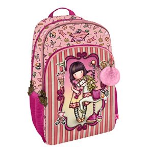 Santoro-Mochila 3 Cremalleras Gorjuss Fairground Carousel 29X45X17Cm, Multicolor (1110GJ05)