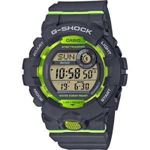 Casio Reloj Digital para Hombre de Cuarzo con Correa en Resina GBD-800-8ER, Negro/Verde
