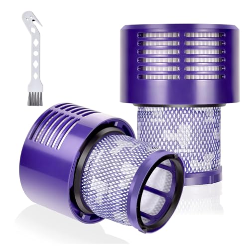 Reemplazos de filtros de vacío EFOTIML 2 paquetes para la serie Dyson V10 Cyclone, V10 Animal, V10 Absolute, V10 Total Clean, SV12, filtros de reemplazo de Dyson Número de pieza 969082-01