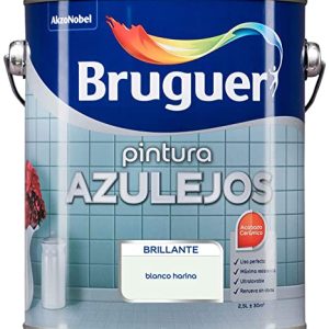 Bruguer Esmalte para Azulejos Brillante Blanco Harina 2,5 L