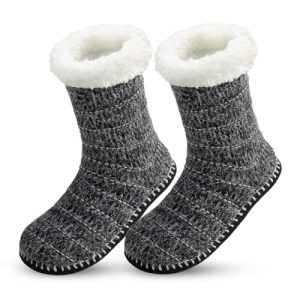 Vihir Calcetines Antideslizantes y Térmicos Para Mujer – Pantuflas de Invierno, Estar Por Casa, Navidad – Regalo 38-42 EU