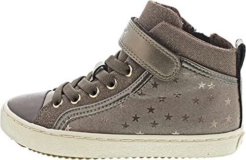 Geox J Kalispera Girl I, Sneakers Niñas, Gris Smoke Grey, 31 EU