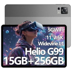 DOOGEE T30 Pro Tablet 11 Pulgadas, 15GB+256GB (2TB TF),Helio G99, 2.5k Tableta con 8580mAh Batería y Carga Rápida de 33W, 20MP+8MP, 4 Altavoces Hi-Res Audio, 4G Dual SIM Tablet Gaming