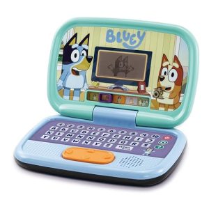 VTech – Ordenador Actividades de Bluey, Ordenador Infantil con Pantalla retroiluminada, 10 Actividades y Juegos educativos, Regalo para niños de 3 a 7 años, Contenido en Español