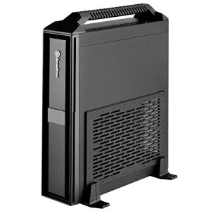 SilverStone SST-ML08B-H – Carcasa de Ordenador Milo Slim HTPC Mini-ITX, con asa, Negro