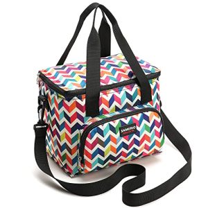 Mujeres Almuerzo Bolsa Térmica 9L Porta Alimentos Bolsa Capacidad para Adultos Mujer Niñas Trabajo Escuela Oficina Playa Viaje Camping