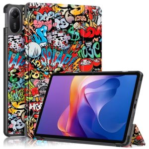 Derwere Funda para Xiaomi Redmi Pad 2 11 Pulgadas,Ultradelgada Magnética Funda Tablet para Redmi Pad 2 4G 2025,TY