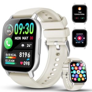 Reloj Inteligente Hombre Mujer, 1.91″ Pantalla Táctil HD, 112+ Modos Deportivos, Llamadas y Notificaciones, Monitoreo de SpO2/FC/Sueño, 30 Días de Batería, Resistente al Agua ip68, para iOS Android.