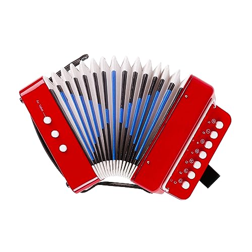Tachan - Acordeón infantil a escala - Con sistema de aprendizaje colores y flechas - Acordeón conservatotio con 7 teclas (CPA Toy Group 790T00687) Multicolor