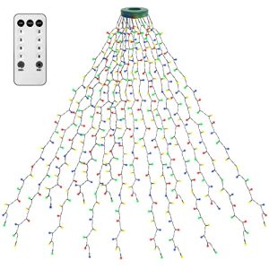 Kedoxi Cadena de Luces para Árbol de Navidad, Impermeable LED Luz Cadena Ligera Navidad, 2m 400 Leds Cadena Luminosa