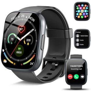 Reloj Inteligente Hombre Mujer con Llamadas Bluetooth, 1.95″ New Smartwatch Hombre con Pulsómetro/Monitor de Sueño/Podómetro, 110+ Modos Deportivos Smart Watch, IP68 Pulsera Actividad para Android iOS