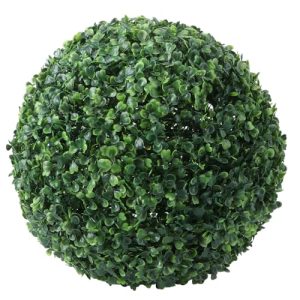 PRETYZOOM Bolas Topiarias de Boj de Boxwood Bola Topiaria Artificial Colgante Bola de Boj de Béisbol Bola para Fiesta de Bodas Jardín de Interior Decoración Aire 36 Cm