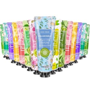 Mini Set de Crema de Manos 15 Piezas Cuidado de Manos Navideño para Manos Muy Secas y Agrietadas Tamaño de Viaje Crema Hidratante Crema de Cuidado Pequeña Set de Regalo para Mujeres Hombres Navidad Cu