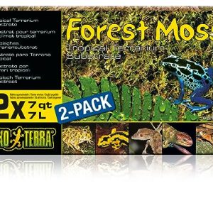 Exo Terra Sustrato Natural Forest Moss – Paquete de 2 Unidades x 7 L – Total: 14 L