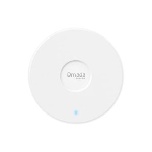 TP-Link Omada EAP720 Punto de acceso WiFi 7 BE5000 Planfonier, doble banda 4 Stream, 1 puerto 2.5 Gigabit PoE+ soporte, cubre hasta 140㎡, más de 250 clientes concurrentes, itinerancia transparente