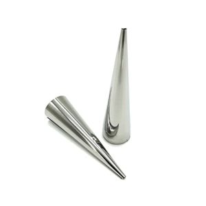LABRIMP 10 piezas de acero inoxidable para croissant, moldes reutilizables para pasta, resistentes al calor, para aperitivos y postres creativos, aptos para lavavajillas