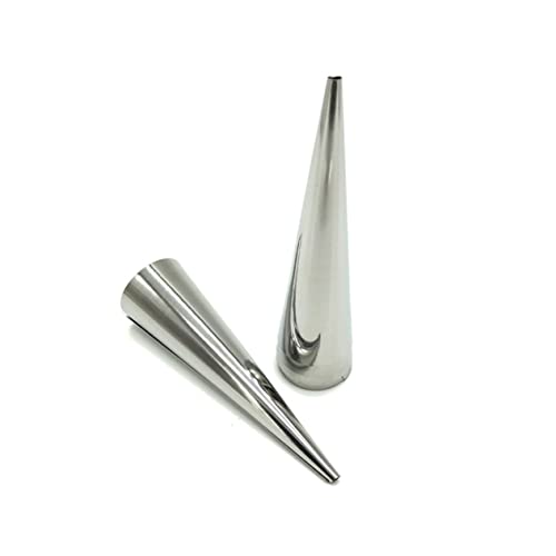 LABRIMP 10 piezas de acero inoxidable para croissant, moldes reutilizables para pasta, resistentes al calor, para aperitivos y postres creativos, aptos para lavavajillas