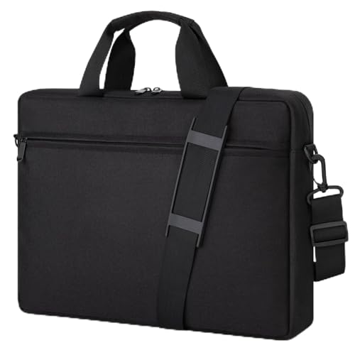 HEDUGO Bolso Portátil de 15,6 Pulgadas Funda de Ordenador con Correa, Bolso Messenger para Hombres y Mujeres Ideal para el Trabajo, Colegio y Viajes Compatible con Portátiles de 14 a 16 Pulgadas