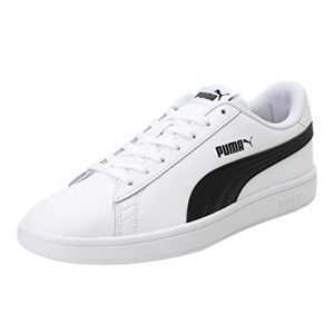 PUMA Smash V2 L, Zapatillas de Deporte Unisex adulto, Puma White-Puma Black, 39 EU