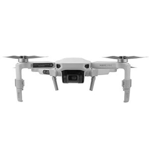 DR1 – Extensiones para el Tren de Aterrizaje de Drones de Liberación Rápida, Accesorios para Drone dji Mavic Mini para Aumentar la Estabilidad y la Absorción de Impactos, Soporte Plegable – Gris