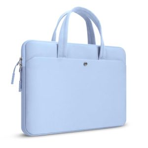 MicaYoung Funda Portatil 15.6 Pulgadas Bolsa PC Portátil Sleeve, Maletin Ordenador Portatil Funda Impermeable Bandolera Ordenador para 15 15.6 16 pulgadas Acer Asus Dell HP Thinkpad Chromebook, Azul