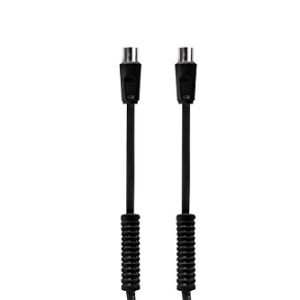 DCU TECNOLOGIC – Conexión Antena TV M-H C/Filtros Negro 1,5M
