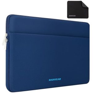 RAINYEAR Funda para Portátil de 15,6 Pulgadas Compatible con la Mayoría de Ultrabook Chromebook de 15,6 Pulgadas, Funda Protectora para Portátil con Bisel Ultra Delgado de 16 Pulgadas, Azul Marino
