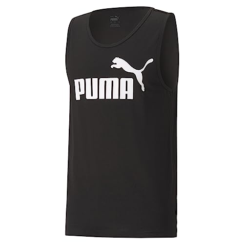 OFERTA: PUMA ESS Tank Camiseta de Tirantes, Hombre, Puma Black, S con descuento