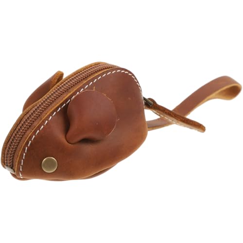 ABOOFAN Mini Monedero para NiñOs con Forma De RatóN De Dibujos Animados Bolsa De Monedas PortáTil Y Ligera Pequeña Cartera con Cremallera Ideal para Viajes Y Uso Diario